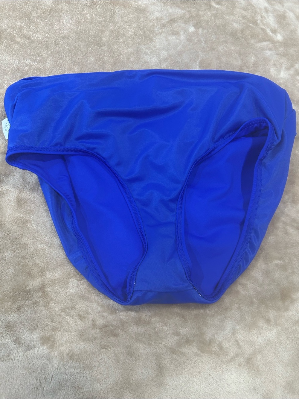 Lands' End 20W Skirted Swim Suit Bottom blue vacation beach pool plus size easy - Picture 6 of 8